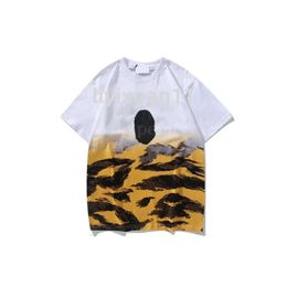 Brand Mens T Shirt Tops T-Shirts Sporty Womens Tees Trends Designer Shirt Cotton Short Sleeves Luxurys Sharks Tshirts Clothing Street Shorts Sleeves Clothes 772