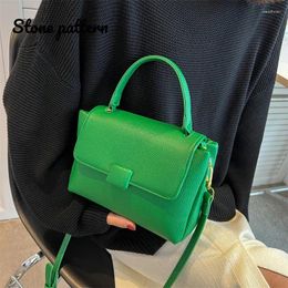 Evening Bags Trendy Design Solid PU Leather Handbags And Purses Women Shoulder Crossbody 2024 High Quality Totes Ladies Messenger Bag