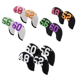 4Pcs Golf Club Headcover Waterproof Head Covers Fit Most Brands Iron 240428