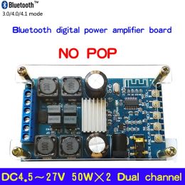 Amplifier TPA3116 50W+50W 2.0 Audio Wireless Bluetoothcompatible Stereo Digital power amplifier Board With Shell