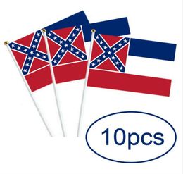 National Flag Mississippi State Hand Flag Polyester USA US Flag Two Sides Printed Polyester Banner United States Southern Unite Fl9521414