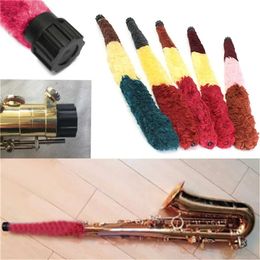 NEW 52cm Soft Cleaning Brush Cleaner Saver Pad Woodwind Instruments Accessories Random Color for ALTO SAX Saxophone Musical