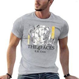 Men's Tank Tops The Four Faces T-Shirt Korean Fashion Hippie Clothes Mens Cotton T Shirts