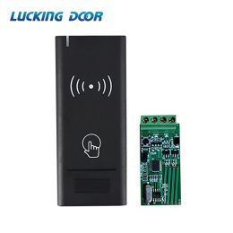 Card 433mhz Wireless Access Control Reader 125khz 13.56mhz Rfid Key Wireless Wiegand Output Card Reader for Access Control System Kit