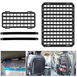 Bags Vehicle Rigid MOLLE Panel for Car Visor/Headrest/Seat Back Organizer PlateTactical Gear Holder EDC Pouch Rack Tool Holster Mount