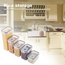 Storage Bottles Transparent Food Containers With Lid Cereal Dispenser Organiser For Bean Rice Grain Milk Powder Jar Tank