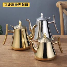Water Bottles Stainless Steel Insulated Heatable Kettle Infuser Filter Tea Pot Stovetop Induction Cooker Coffee Home Kitchen Cookware 2L