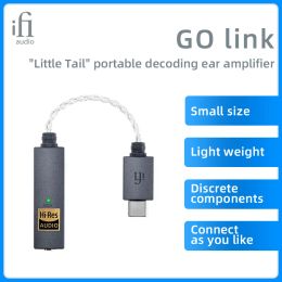 Converter iFi GO link Portable USB Balanced DAC Headphone Amplifier Dongle Dynamic Range Enhancement Total Harmonic Distortion Decoder