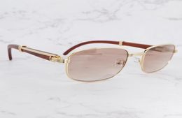 Retro Sunglasses Fashion Wooden Mens Accessories Brand Designer Sun Glasses Shaes for Women Protect Lentes De Sol Mujer7887988
