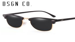 DSGN CO Brand Fashion Sunglasses For Men And Women Classic Semi Rimless Square Sun Glasses 12 Colour UV4002720481