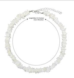 Puka Shell Necklace While 18quot Surfer Choker Shell Necklace Sea Shell Necklace3078366