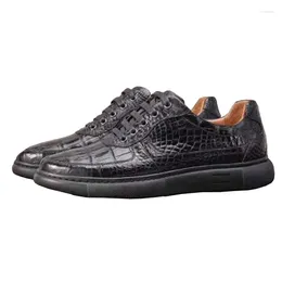 Casual Shoes RVH Arrival Python Skin Men Leisure Non-slip Breathable Fashion Trend Male