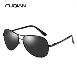 Sunglasses Classic Pilot Polarised Men Women Fashion Metal Aviation Sun Glasses Vintage Black Driving Shades UV400