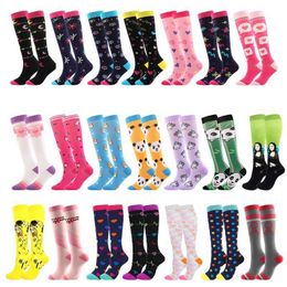 Socks Hosiery Compression Socks For Men Women To Prevent Varicose Vein Edoema Care For Tight Socks Outdoor Running Hiking Cycling Socks Y240504