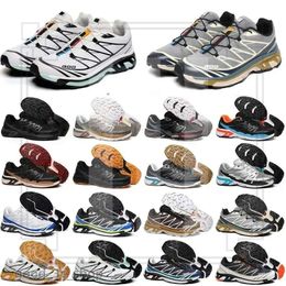 Designer Shoes Salo Running Shoes Solomon XT6 Snowcross Cs Speed Cross LAB Black Yellow Three White Collision Hiking Outdoor Shoes Recreational Sports Sneakers 649