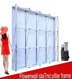 Aluminium Flower Wall Folding Stand Frame for Wedding Backdrops Straight Banner Exhibition Display Stand Trade Advertising Show6132950