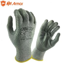 Gloves 4 Pairs Cut Resistant Safety Protective Work Gloves Cut Level 5 High Quality CE Standard AntiCut Glove