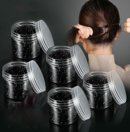 2001 Pieces A Bag Disposable Hair Binding Black Small Rubber Band Female Hair Circle High Elastic Durable4055919