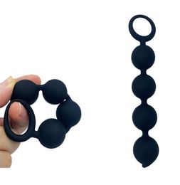 Silicone Small Anal Beads Balls Butt Plug Sex Toys For Women Adult Anus Masturbation Prostate Massage Erotic Intimate Goods1316539