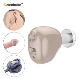 Monitors Hearing Aid Rechargeable Hearing Device ITE Ear Hearing Aids for The Elderly Audifonos Sound Amplifier for Deafness