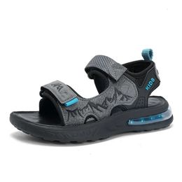 Boys Sports Sandals Summer Childrens Casual Beach Shoes Soft Sole Open-toe Kids Sandals Toddler Shoes 240416