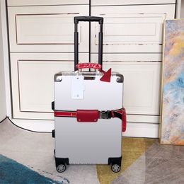 20-Inch F co-branded R Boarding Box Designer Men Women Fashion Luxury Luggage Trolley Case Mirror Wheel Cover Yellow Red Dark Blue Suitcase suitcases