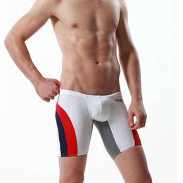 Men's Swimwear Seobean Xibin Japan and South Korea mens swimming trunks flat angle swimming trunks fashion five point beach pants breathable 50814
