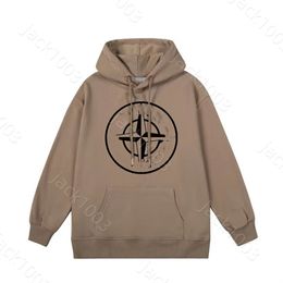 Island Männer Klassiker Fashion Hoodie Sweatshirts Steinpaar Style Logo Logo Druckmuster Loose Pocket Coton Casual Hoodies Pullover Hochqualität 08