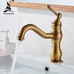 Bathroom Sink Faucets Basin Modern Antique Faucet Waterfall Single Hole Cold And Water Tap Mixer Taps 855975