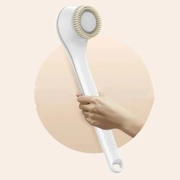 Scrubbers Electric body brush, long handle shower brush, 360° rotating IPX6 waterproof shower brush for cleansing, exfoliation and massage