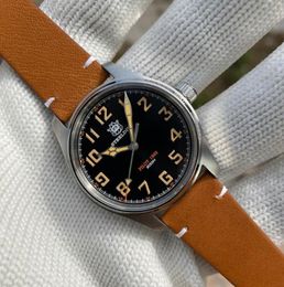Wristwatches STEELDIVE Design Quartz Watch SD8103 Japan VH31 Movement 316L Stainless Steel Men039s Waterproof C3 Green Luminous5936219