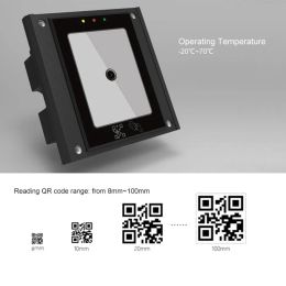 Scanners QR Code RFID Reader QR Code Reader RFID USB Wiegand Scanner Card Reader For Access Control And Parking System