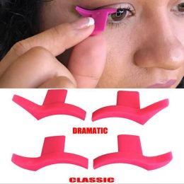 Eyeliner 1Pair Eyeliner Stamp Template Stencil Models Professional Makeup New Wing Style Easy To Makeup Eye Wing for Women