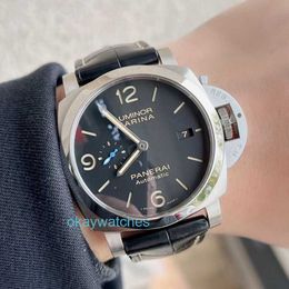 Fashion luxury Penarrei watch designer Watch Mens Lumino Series Transparent Fully Automatic Mechanical PAM01312