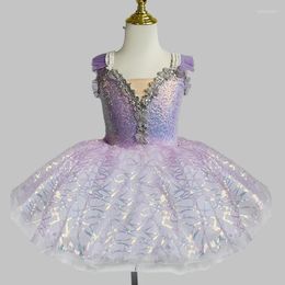 Stage Wear Kids Ballet Dress Seven Colors Girls Children Sequined Princess Tutu Dance Clothes Performance Skirts