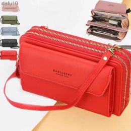 Wallets Brand Designer Wallets Women Many Departments Clutch Wallet Female Long Large Card Purse Ladies Handbag L230704