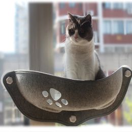 Houses Cat Window Hammock With Strong Suction Cups Pet Kitty Hanging Sleeping Bed Storage For Pet Warm Ferret Cage Sunny Seat Beds