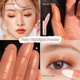 LF82 Body Glitter 3Color Polvo De Hadas Fairy Dust Highlight Patting Shining Powder Full Body Silhouette and Collarbone Suitable for Face and Eyes d240503