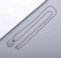 Silver Plated Necklace Top Quality Fashion Necklace Domineering Personality Tiger Head Necklace Jewelry Supply Whole326E7120396