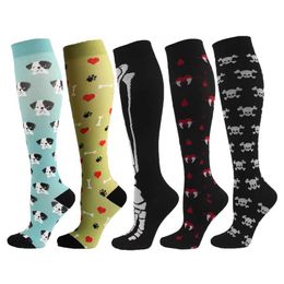 Socks Hosiery Mens Socks Outdoor Women Running Stretch Stockings Autumn Winter Riding Compression Basketball Stockings Fitness Mountainring Y240504