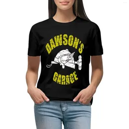 Women's Polos Dawson's Garage - Adventures In Babysitting T-shirt Anime Clothes Female Clothing Plus Size T Shirts For Women Loose Fit