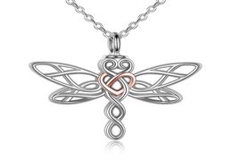Pendant Necklaces Dragonfly Urn Necklace For Ashes Keepsake Jewelry Women4506604