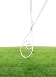 Gold Silver Seashell Sea Wave Sunshine Anchor Trident Caffeine Chemical Molecular Structure Molecule Pendant Chain Necklace for Wo8081752