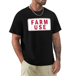 Men's Polos Farm Use Licence Plate T-Shirt Plus Size Tops Customs Design Your Own Quick-drying Plain Black T Shirts Men