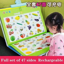 Blocks Children Point to Read Audio Books Audio Books Early Education Machine Children Learn Baby Educational Toys Point Reading