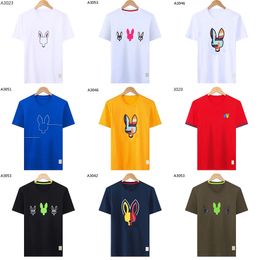 Psy Bunnyes Rabbits T Shirt Design Multi Style Men Shirt Fashion Designer Tshirt Couple Short Sleeve Summer Casual T Shirt Mens Womens Skeleton Rabbit