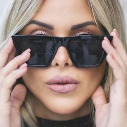 Sunglasses Fashion Women Cat Eye Ladies Brand Designe Black Clear Glasses Female 2023 Trend Retro Sun UV400 259o