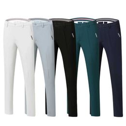 Men's Pants ist Mens Autumn Long Pants Stretch Business Leisure Sports Trousers for Men Comfort Relaxed Pant Y240506