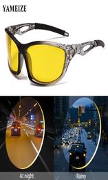 Polarised Night Vision Glasses For Driving Fashion Sport Sunglasses Anti Glare Goggles Vintage Gafas6534941