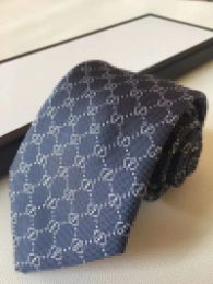 Ties Luxury New Designer Mens Stripes 100% Tie Silk Necktie black blue Aldult Jacquard Party Wedding Business Woven Fashion Design Hawa